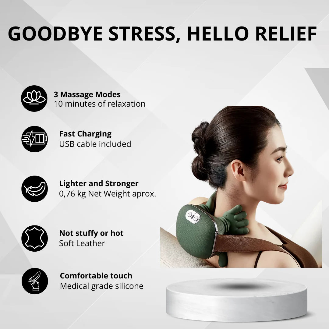 Serruela NeckEase – "Smart Neck Massager for Instant Relief"